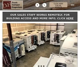 Truckcamperemporium.com(D&H RV Center) Screenshot