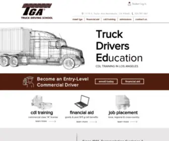 Truckdriversed.com(Our Los Angeles County truck driving school) Screenshot