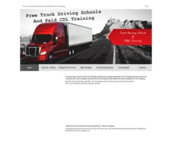 Truckdriving-CDLtraining.com(Truck Driving Schools & CDL Training) Screenshot