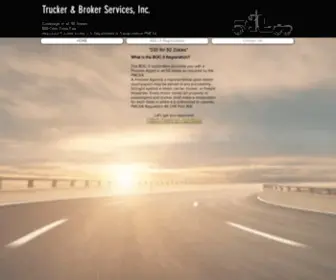 Truckerandbrokerservices.com(Mysite) Screenshot