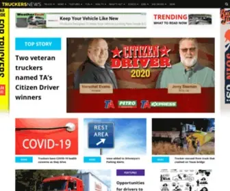 Truckersnews.com(Trucking Industry News) Screenshot