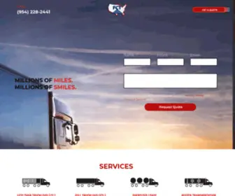 Truckfirstclass.com(First Class Trucking) Screenshot