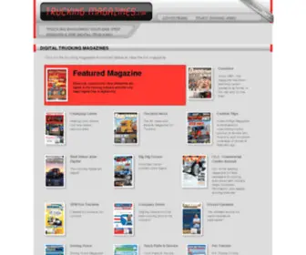 Truckingmagazines.com(Trucking Magazines) Screenshot