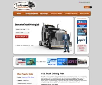 Truckingunlimited.com(Truck Driver Jobs) Screenshot