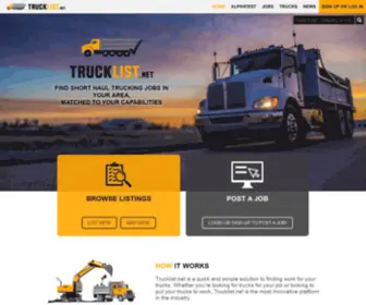 Trucklist.net(Home) Screenshot