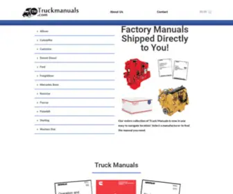 Truckmanuals.com(Truck Manuals) Screenshot