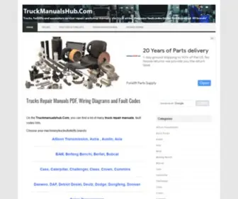 Truckmanualshub.com(Trucks Service) Screenshot