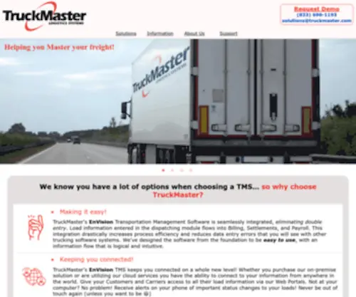 Truckmaster.com(TruckMaster Logistics Systems) Screenshot