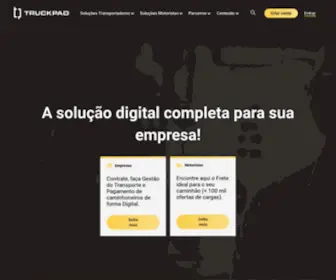 Truckpad.com.br(Sua plataforma de gestão logística) Screenshot