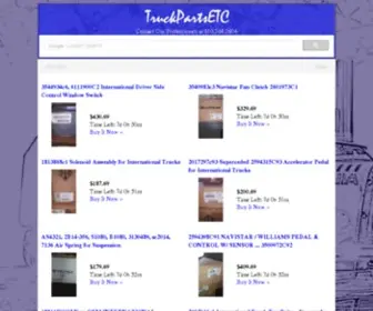 Truckpartsetc.com(Truckpartsetc) Screenshot