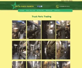 Truckpartstrading.nl(Truck Parts Trading) Screenshot