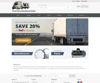 Truckpartswarehouseonline.com(Heavy Duty Truck Parts Distributor) Screenshot