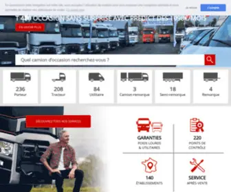Truckplus.fr(Achat, vente et annonces de camion d'occasion) Screenshot