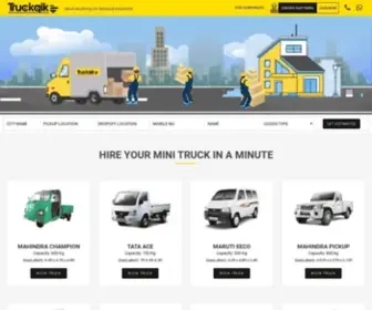 Truckqik.com(Book A Mini Truck On Rent In Delhi On A Budget) Screenshot