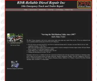 Truckroadservice.com(RDR Reliable Diesel Truck and Trailer Repair Newburgh NY 12550) Screenshot