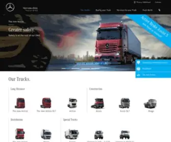 Trucks-Mercedes-Benz.com(Homepage: Mercedes) Screenshot