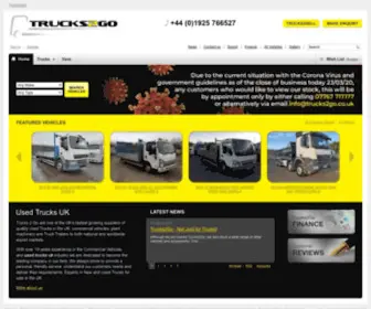 Trucks2GO.co.uk(Used Trucks UK) Screenshot