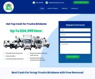 Trucksbuyer.com.au(Cash for Trucks Brisbane & Scrap Truck Removal) Screenshot