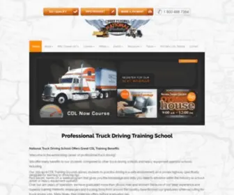 Truckschool.com(Get Commercial Truck Driver Training From Professional Truck Driving School Get Commercial Truck Driver Training From Professional Truck Driving School) Screenshot