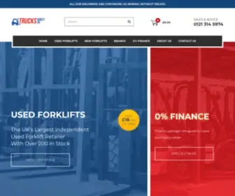 Trucksdirectuk.co.uk(Used Forklifts for Sale) Screenshot