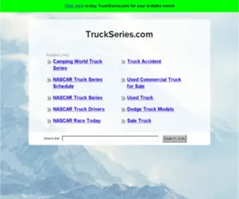 Truckseries.com(NASCAR Camping World Truck Series) Screenshot