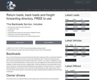 Truckspace.co.uk(Providing Return Loads) Screenshot