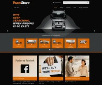 Truckstore.co.za Screenshot
