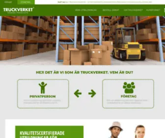 Truckverket.se(Truckutbildning) Screenshot