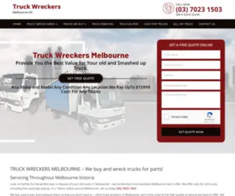 Truckwreckersmelbourne.com.au(Truck Wreckers Melbourne) Screenshot