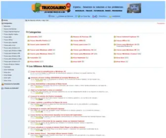Trucosaurio.com(Trucosaurio) Screenshot