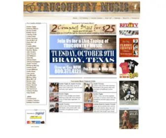 Trucountrymusic.com(TruCountry Music at the TruCountry Inn in Brady Texas) Screenshot