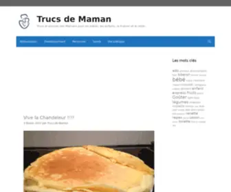 Trucsdemaman.com(Trucs de maman) Screenshot