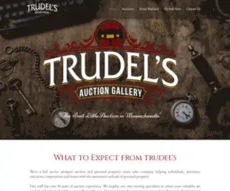 Trudelsauction.com(Trudel's Auction Gallery) Screenshot