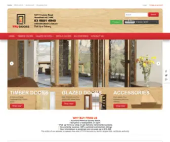 Trudoors.com.au(Solid Timber Doors) Screenshot