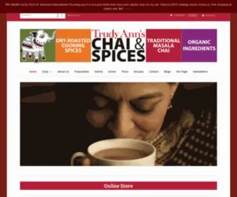 Trudyannschai.com(Best Chai Tea In Canada) Screenshot