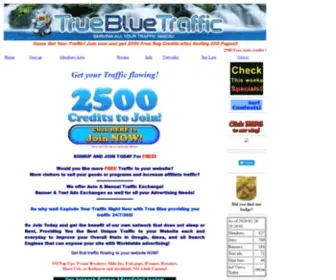 True-Bluetraffic.net(True Blue Traffic Exchange) Screenshot