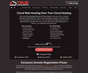 True-Cloud-Hosting.com(Cloud Web Hosting from True Cloud Hosting) Screenshot