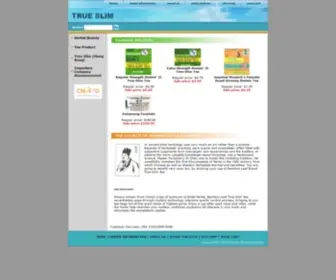 True-Slim.com(Herbal Beauty Product) Screenshot