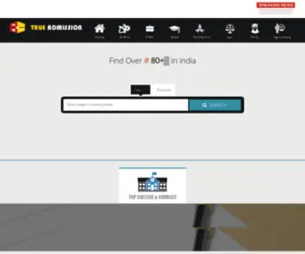 Trueadmission.com(Trueadmission) Screenshot