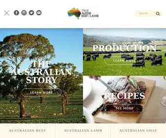 Trueaussiebeefandlamb.com.au(True Australian Beef & Lamb) Screenshot