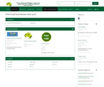 Trueaussiepages.com.au(True Aussie Pages) Screenshot