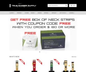 Truebarbersupply.com(True Barber Supply) Screenshot