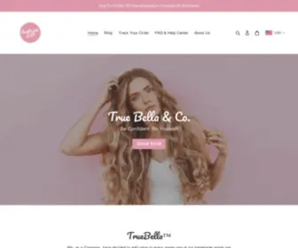 Truebellaco.com(Women's Beauty Boutique) Screenshot