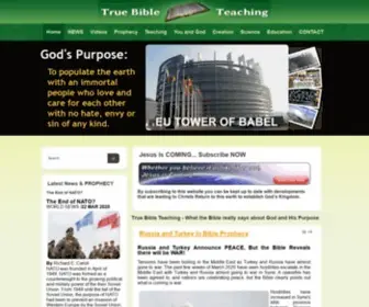 Truebibleteaching.com(True Bible Teaching) Screenshot