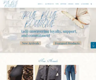 Trueblueboutiquenj.com(Boutique In Little Silver) Screenshot