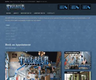 Truebluetattoo.com(True Blue Tattoo) Screenshot