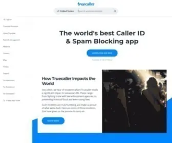 Truecaller.com(Leading Global Caller ID & Call Blocking App) Screenshot