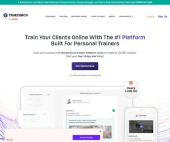 Truecoach.co(#1 Personal Trainer Software) Screenshot