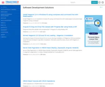 Truecodex.com(Software Development Solutions) Screenshot
