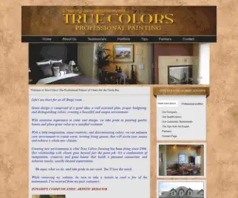 Truecolorsnow.com(North Bay Professional Painters) Screenshot